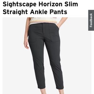 EDDIE BAUER Sightscape Slim Straight Ankle Hiking Pants